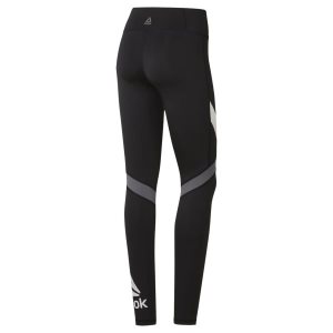 Reebok WOR Big Delta Tights Damen - Schwarz - DE 092-VIF